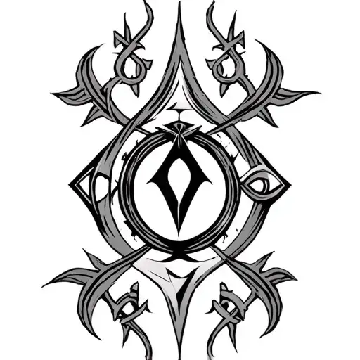 tiwaz and eiwaz rune tattoos on body tattoo design idea