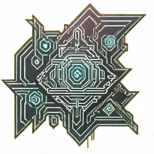 edgerunner logo tattoo design idea