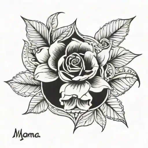 mamma tattoo design idea