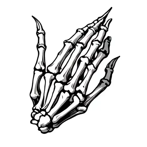 skeleton hand tattoo design tattoo design idea