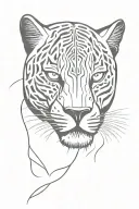 Black Panther tattoo design idea
