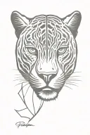 Black Panther tattoo design idea