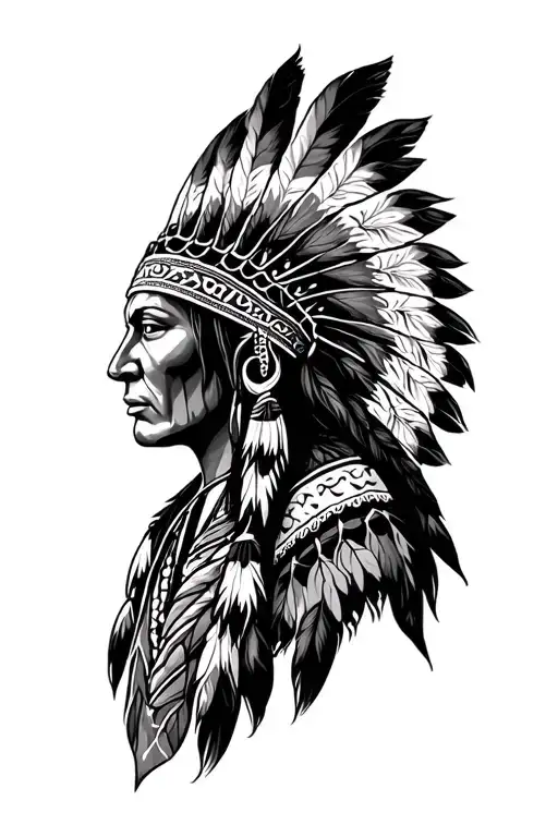Choctaw Indian tattoo design idea
