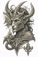 Skyrim tattoo design idea