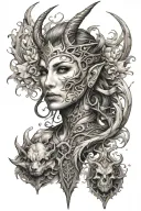 Skyrim tattoo design idea