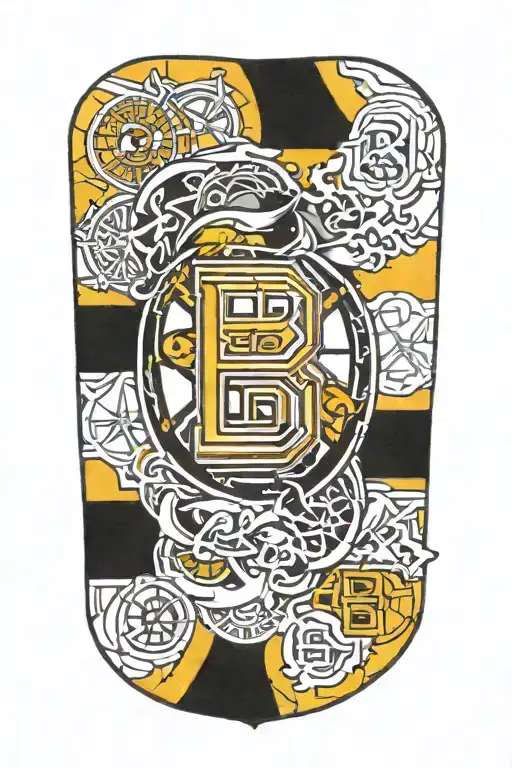 boston bruins tattoo design idea