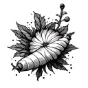 Symbolises the zest/spicy in life. simple but creative tattoo design idea