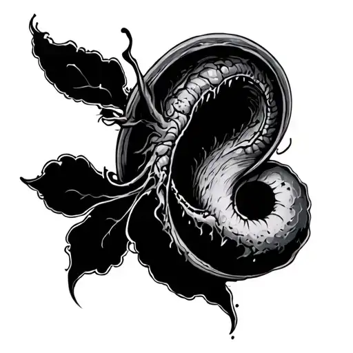 Butthole tattoo design idea