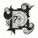 Imagine a tattoo where the numbers 17 and 24 are combined in Roman numerals in a unique way, designed to go on the arm. tattoo design idea