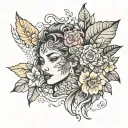 Anna tattoo design idea