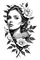 "always enough" tattoo design idea