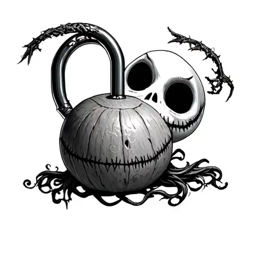 Lock Shock And Barrel from nightmare before christmas tattoo design idea