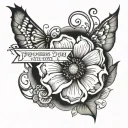 Proverbs 23:4 Verse tattoo design idea