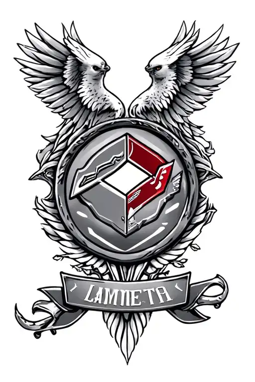 corvette emblem memorial tattoo for dad tattoo design idea