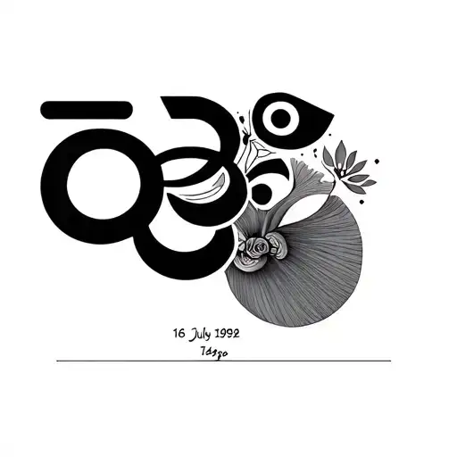 16 July 2002 and 18 July 1999 men om geometry tattoo design idea