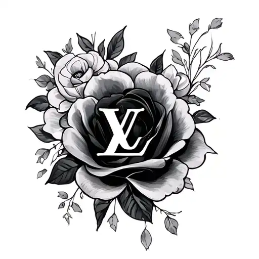 Louis Vuitton tattoo design idea