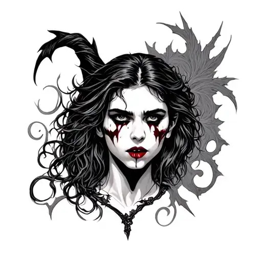 the vampire diaries tattoo design idea