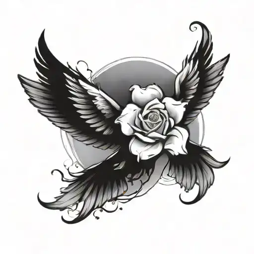 Here's a concept for a tattoo that could serve as a reminder of impermanence and unfulfilled love tattoo design idea