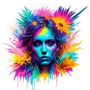 Techno Rave scene tattoo design idea