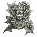 Bali tattoo design idea