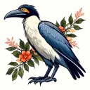 shoebill bird tattoo design idea