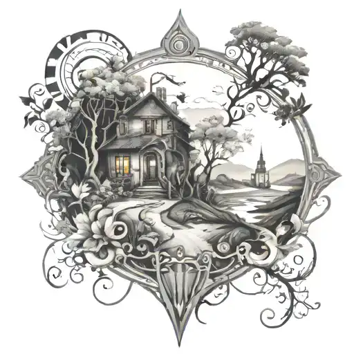 Camino tattoo design idea