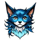 Bluey tattoo design idea