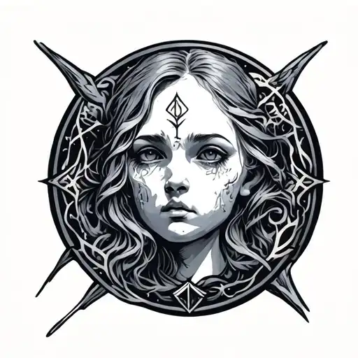 Euclid Sleep Token tattoo design idea