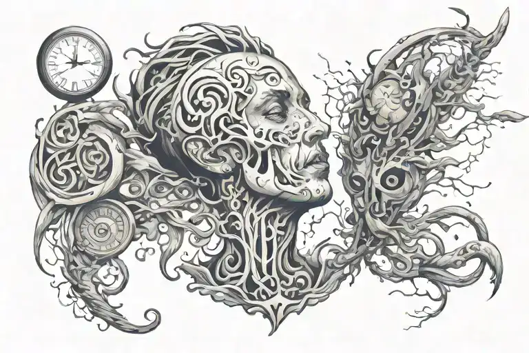 Who Do You need, Who Do You Love....When You Come Undone tattoo design idea