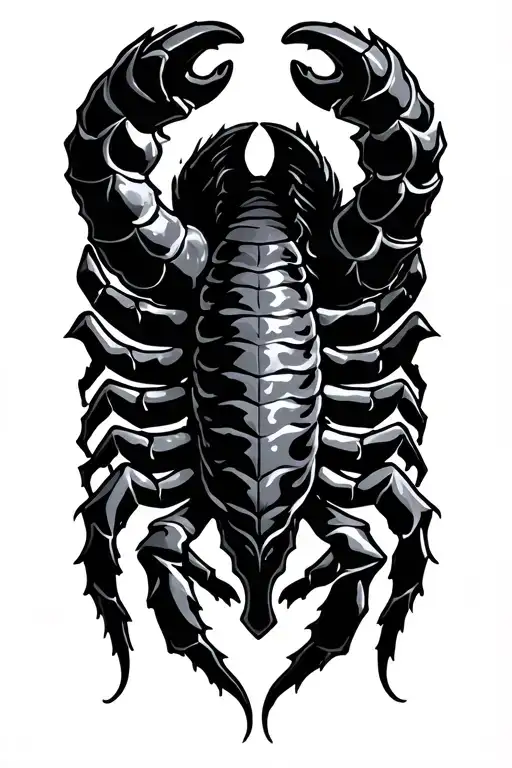 Zodiac Sign Scorpio tattoo design idea