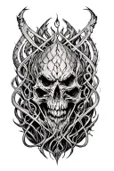 Web of Wyrd tattoo design idea