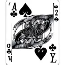 aces and eights cards arranged tattoo design idea
