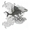 sea ​​Brittany 1969 2004 tattoo design idea