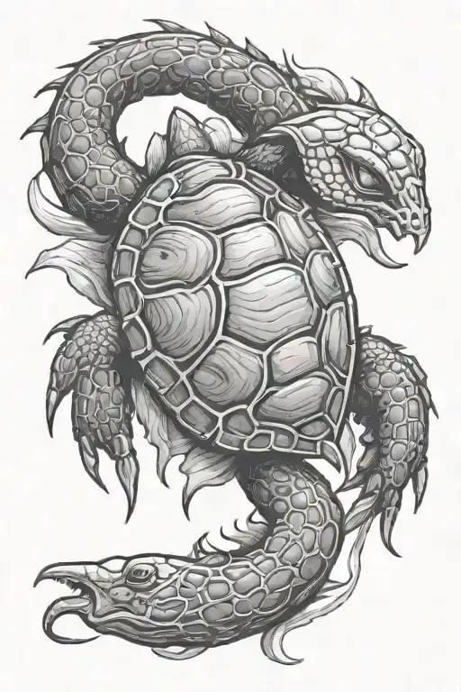 scorpio with turtle traits tattoo tattoo design idea