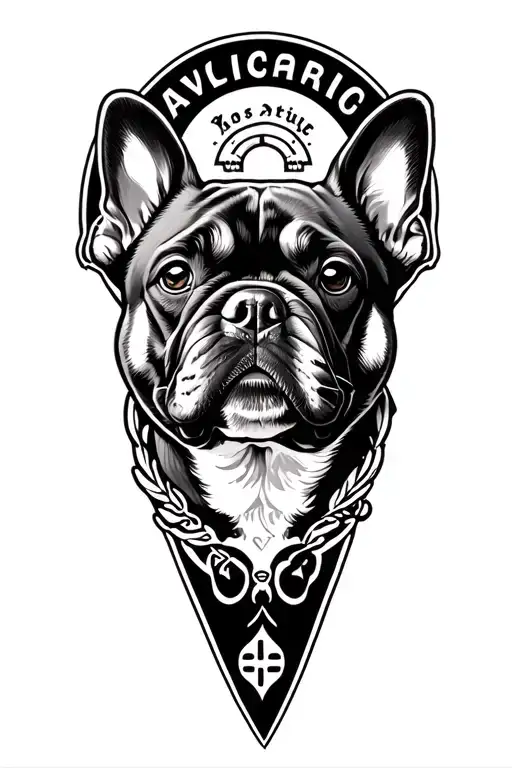 Sagittarius, car garage, motorbike, french bulldog, German Shepherd, tattoo bracelet, tattoo design idea