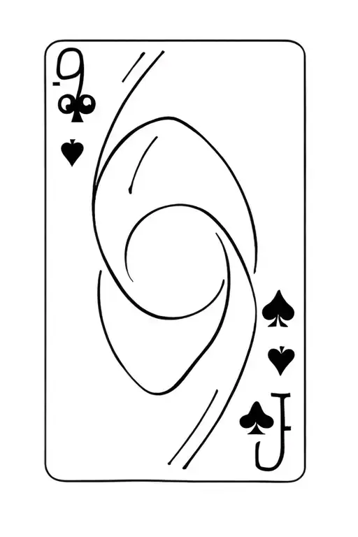 life's a gamble style inspired tattoo design idea