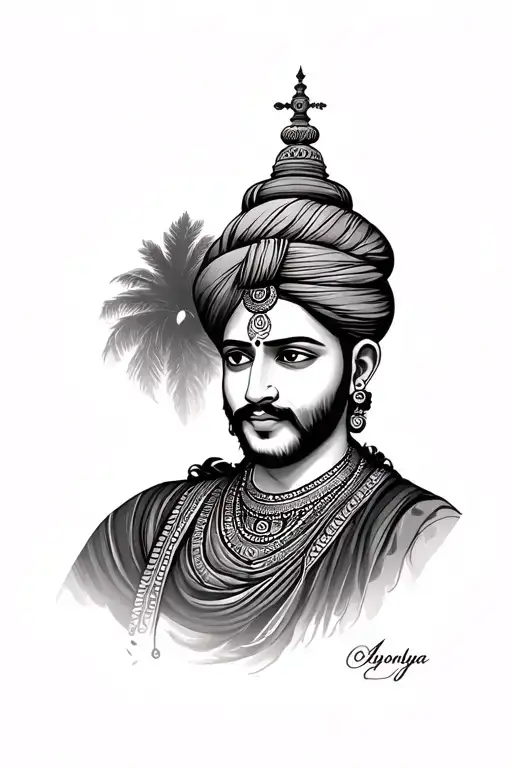 Ayodhya and Punjab tattoo design idea