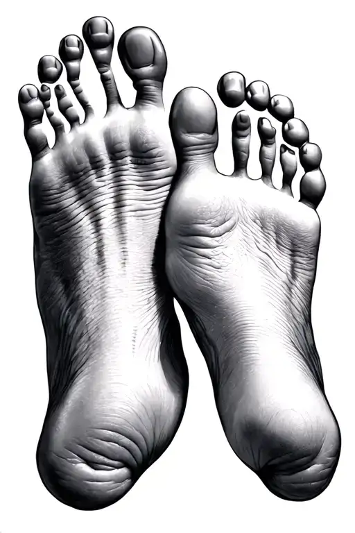 baby foot print father son tattoo tattoo design idea