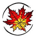 Maple Leaf tattoo design idea