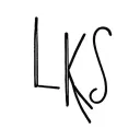 handwritten signature of the initials LKS tattoo design idea