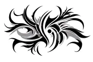 back tribal patterns tattoo design idea