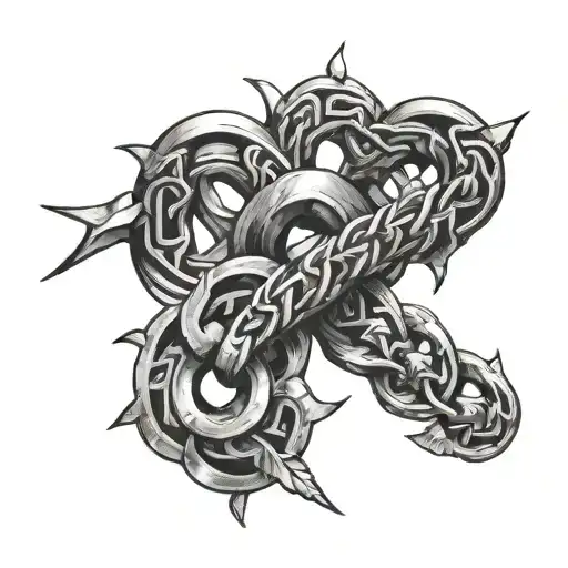 Kurapika Judgement Chain tattoo design idea