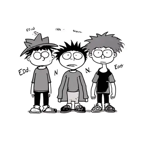 Ed Edd N Eddy tattoo design idea