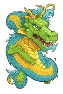 minecraft change dragon holding tattoo design idea