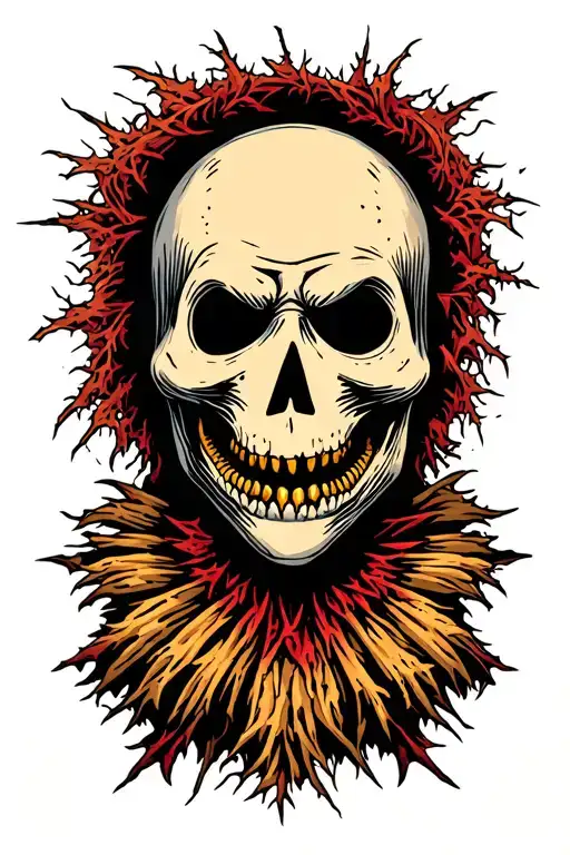 scarecrow tattoo design idea