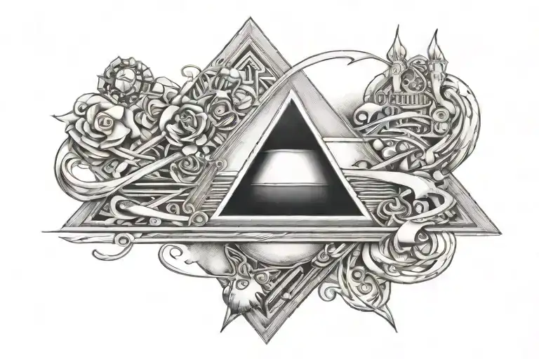 THE FIRST TIME BY PINK FLOYD tattoo design idea