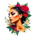 Sade love deluxe tattoo design idea