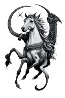 Sagittarius tattoo design idea