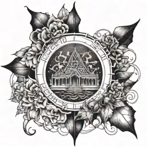 Where darkness dwells within, light finds its truest&nbsp;kin tattoo design idea