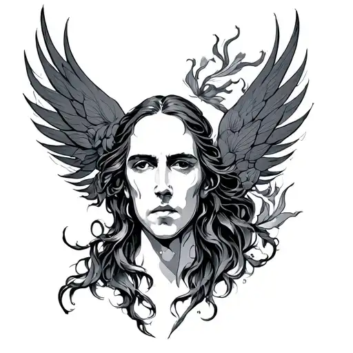 Renaissance wisdom force of character compassion tattoo design idea